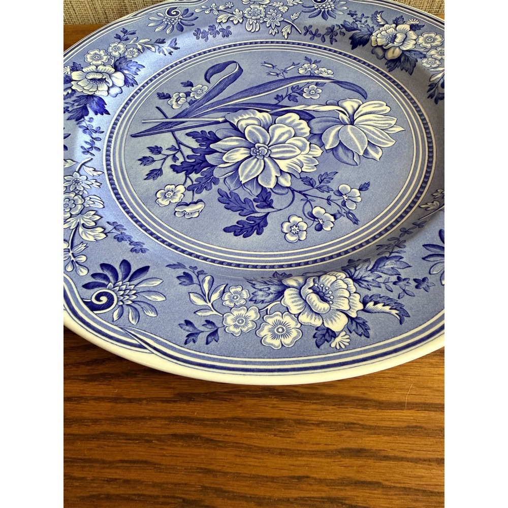 Spode Blue Room Botanical 12.5" Charger Plate Georgian Series England - Picture 4 of 10